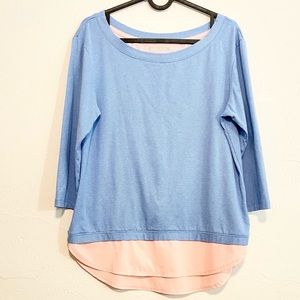 Pre-loved! COLUMBIA Blue/Pink Fishing Gear Long Sleeve Top!